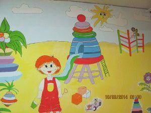 роспись стен в детских садах