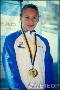 София Зубенко, многократная чемпионка Украины по плаванию