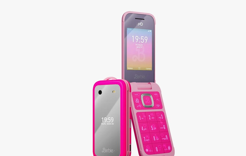 telefon u stili barbi hmd predstavila rozkladnij barbie phone dlya vidpochinku vid smartfonu foto 66d1f2330bd42 Телефон у стилі Барбі: HMD представила розкладний Barbie Phone для відпочинку від смартфону, фото