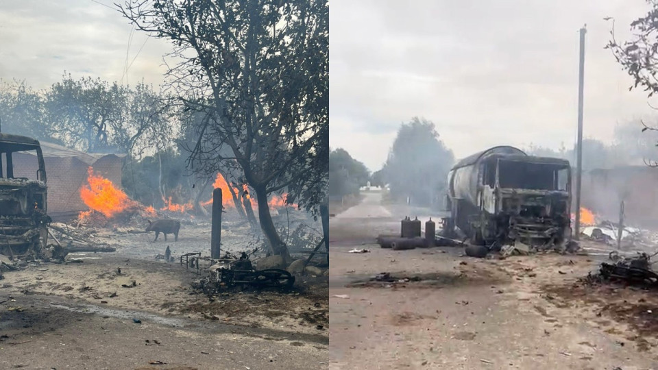 na chernigivshhini rosiyani atakuvali vantazhivku yaka vezla lyudyam skraplenij gaz baloni zdetonuvali ye zagibli 66ff9cc3ee2b1 На Чернігівщині росіяни атакували вантажівку, яка везла людям скраплений газ — балони здетонували, є загиблі