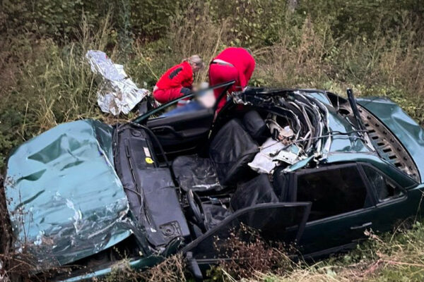 na lvivshhini legkovik zitknuvsya z velikoyu rogatoyu xudoboyu vodiya zatislo u ponivechenomu avto 66fba77dccfbe На Львівщині легковик зіткнувся з великою рогатою худобою – водія затисло у понівеченому авто