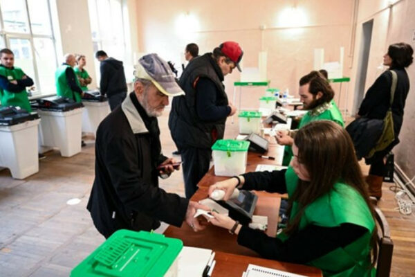 na viborax u gruzid197 pravlyacha partiya gruzinska mriya nabrala ponad 50 golosiv 671f417425547 На виборах у Грузії правляча партія «Грузинська мрія» набрала понад 50% голосів
