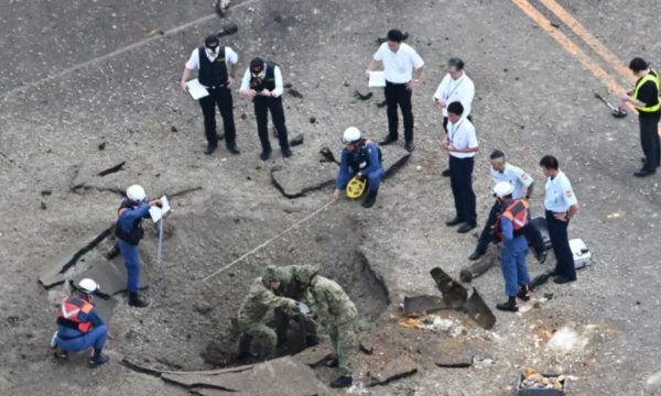 u aeroportu yaponid197 vibuxnula bomba chasiv drugod197 svitovod197 vijni video 66fe49bce9658 У аеропорту Японії вибухнула бомба часів Другої світової війни, відео