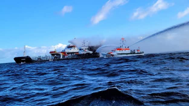 u baltijskomu mori goriv tanker z 640 tonnami nafti 670b7af3a4e9c У Балтійському морі горів танкер з 640 тоннами нафти