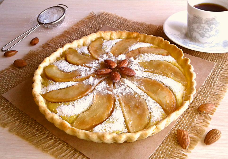 recepti smachnij vishukanij tart iz franzhipanom ta grushami 67362102bdfa2 Рецепти: Смачний вишуканий тарт із франжипаном та грушами