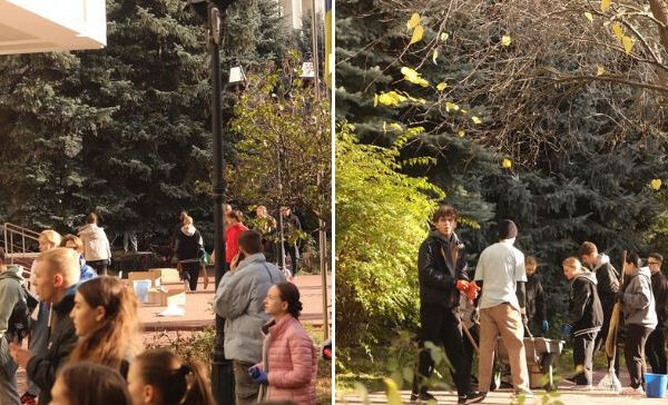 u kiyevi cherez ataku rosijskix bpla poshkodzheno korpus knu imeni shevchenka foto 67287b65ece4f У Києві через атаку російських БПЛА пошкоджено корпус КНУ імені Шевченка, фото