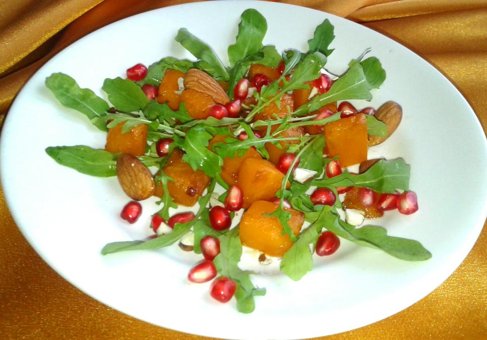 recepti smachnij korisnij salat z garbuza i rukoli z migdalem 68141485a7349 Рецепти: Смачний корисний салат з гарбуза і руколи з мигдалем