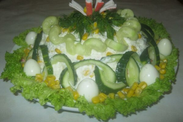 recepti smachnij svyatkovij salat nastannya vesni 6826898176c37 Рецепти: Смачний святковий салат «Настання весни»