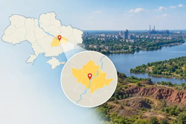 Где находится Кривой Рог: карта, область и география города