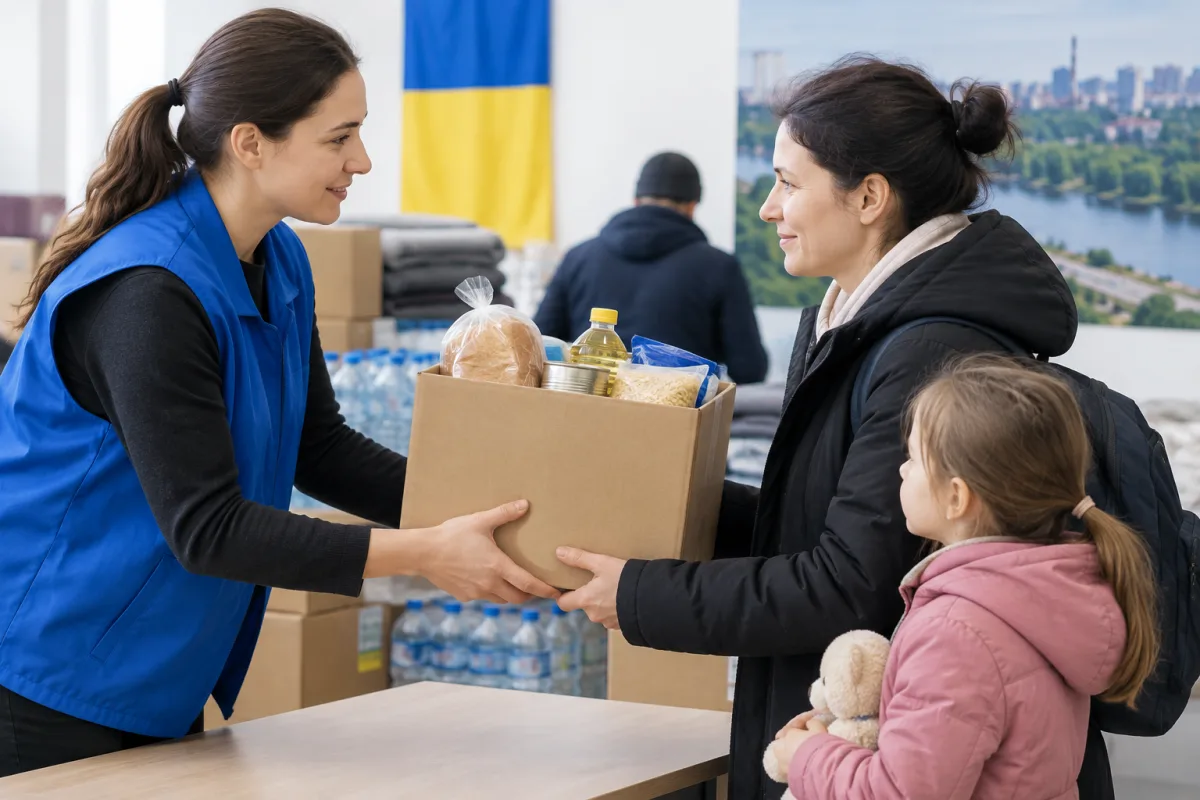 Где получить гуманитарную помощь переселенцам в Кривом Роге