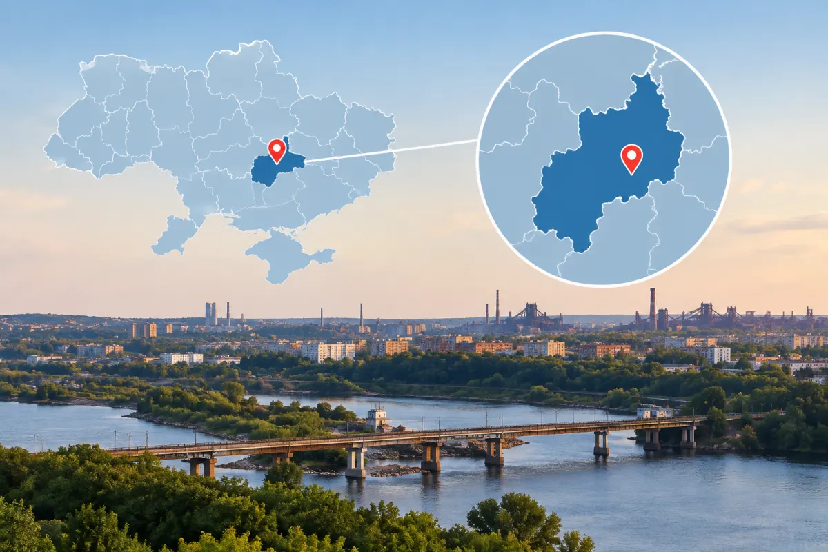 Кривой Рог: к какой области относится и где находится