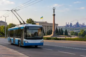 Маршруты общественного транспорта Кривого Рога: троллейбусы, площадь Освобождения и ЮГОК