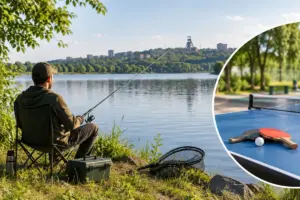 Где ловить рыбу и играть в настольный теннис в Кривом Роге