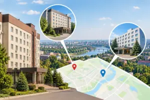 Где находятся отели «Аврора» и «Дружба» в Кривом Роге