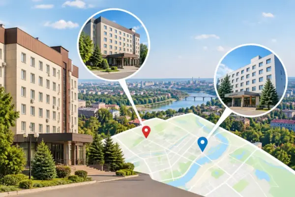 Где находятся отели «Аврора» и «Дружба» в Кривом Роге