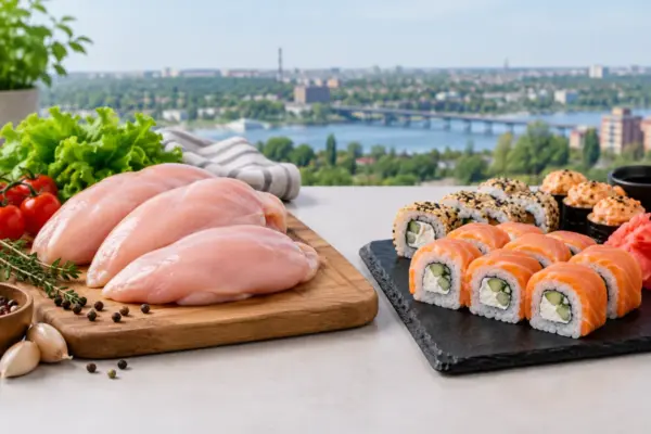 Где в Кривом Роге купить куриное филе и заказать суши