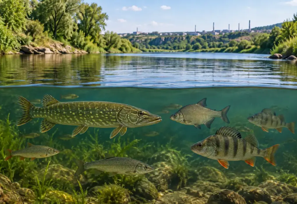 Какая рыба водится в реке Саксагань в Кривом Роге