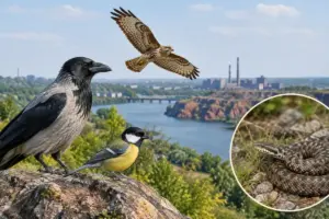 Какие птицы живут в Кривом Роге и что известно о змеях