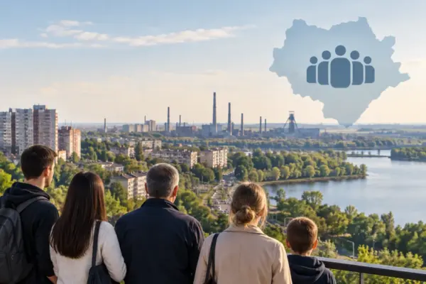 Сколько людей жило в Кривом Роге в 2021 году